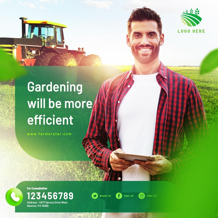 PSD organic fruit and vegetable plant garden health care for farmer