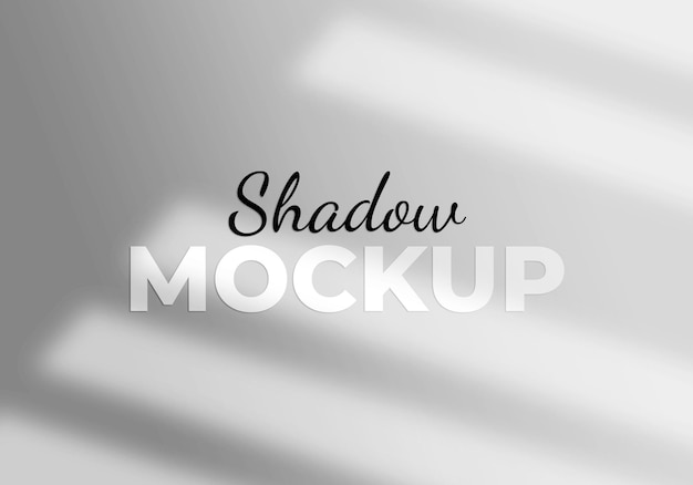 Organic shadow overlay mockup on textured surface background psd