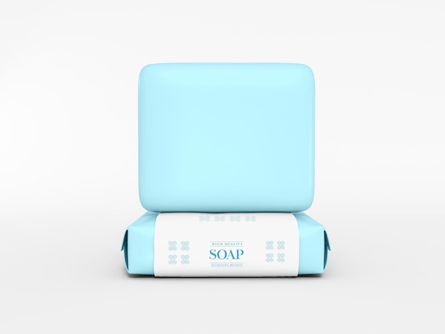 Organic Soap Bar Packaging Mockup