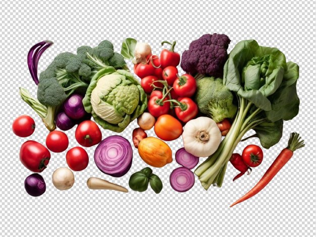 Verdure biologiche png trasparenti