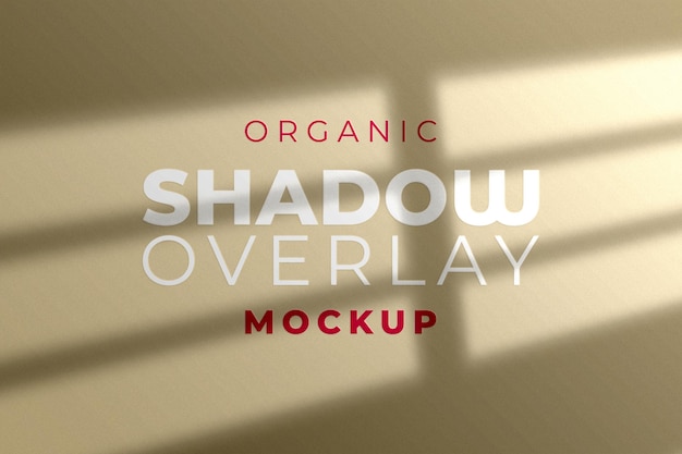 Organic window shadow overlay