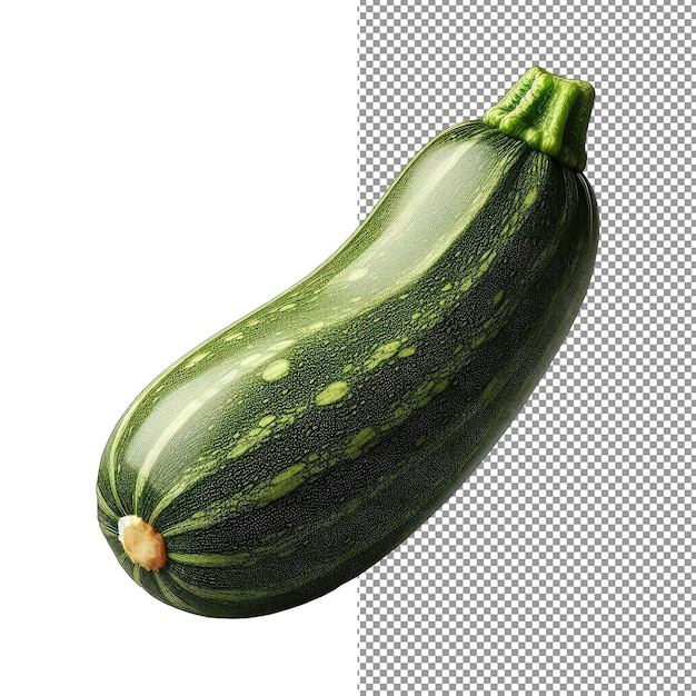 PSD organic zucchinis on whitepng