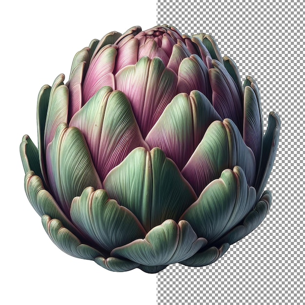 PSD organiczny artichok na whitepng