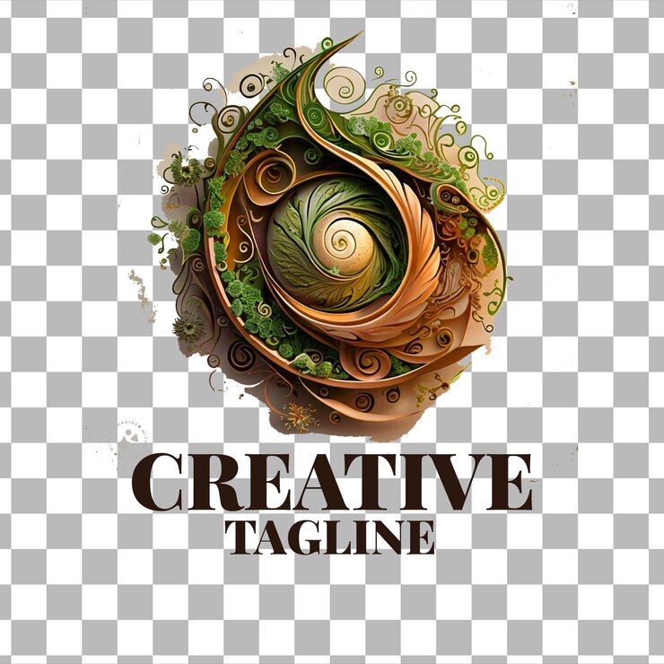PSD organische en natuurlijke vormen een visuele gids voor logoontwerp