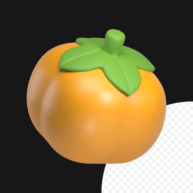 Orientalna Ikona Persimmon 3d