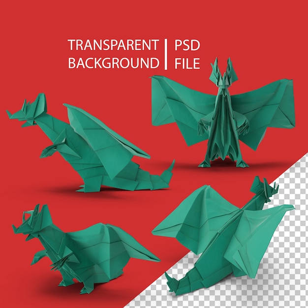 Drago origami png