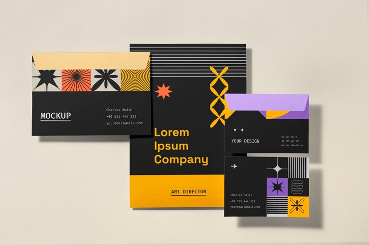 PSD original branding identity mockup