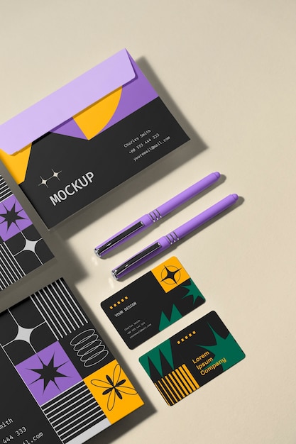 PSD original branding identity mockup