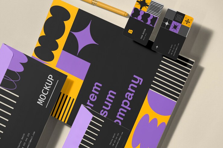 PSD original branding identity mockup