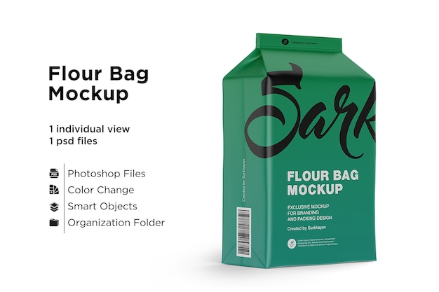 Original Flour Bag Mockup  