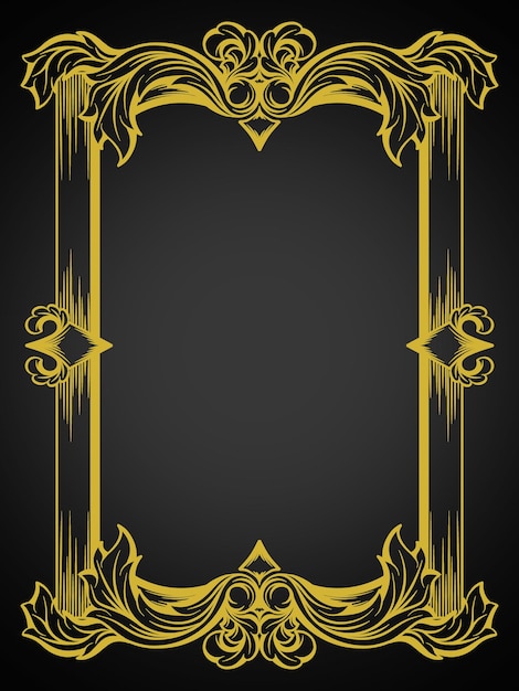 Ornamen Border Simple