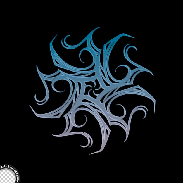 the ornamental frosted swirl