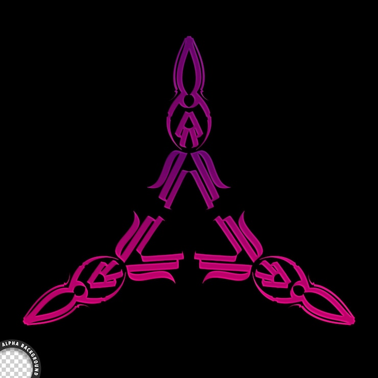 PSD ornamental tribal flow