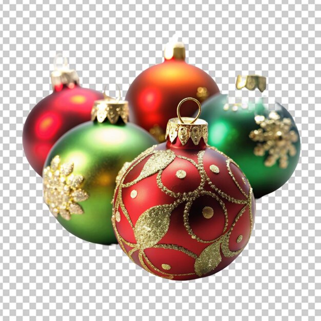 PSD ornaments on transparent bg