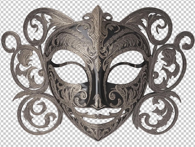 PSD maschera ornata stencil carnevale veneziano