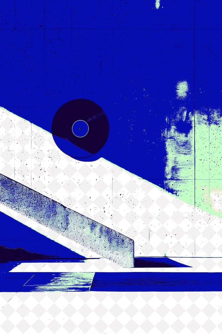 PSD oscar niemeyers architecture a red bossa nova record placed brazil scene and culture illustrations