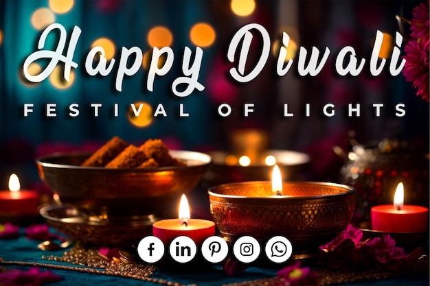 Oświetlenie Tła Diwali