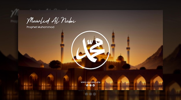 Oszałamiający Projekt Oddaje Ducha Mawlida Alnabi W Pozdrowieniach