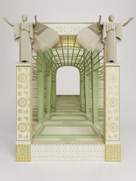 Otto Wagner - Layered Frame Template