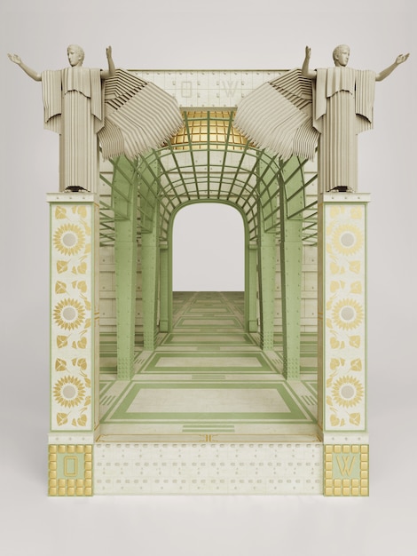 Otto Wagner - Warstwowy Szablon Ramki