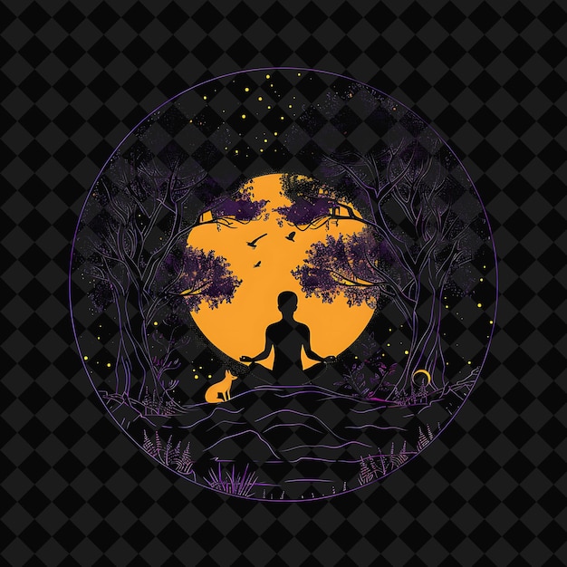 Otwarte Fantasy Nights Zaklęte krajobrazy z Neon Forest Y2K Art and Illustration Animal Designs