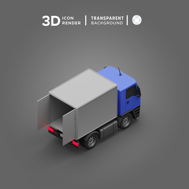 Otwórz Ilustrację 3d Renderowania Kolorowej Ikony 3d Izolowanej