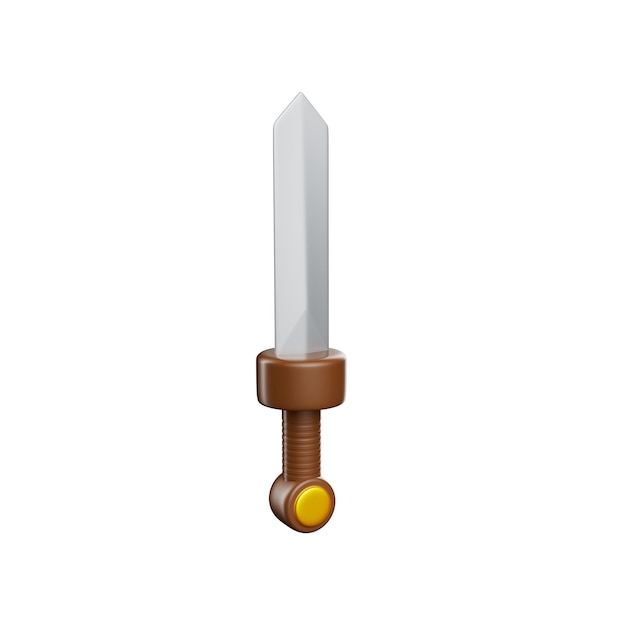 Oude fantasy game items 3d-illustratie