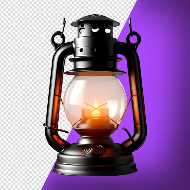 PSD oude retro metalen lamp