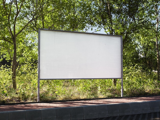Outdoor Advertising Billboard Mockup