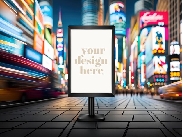 Outdoor Advertising Mockup Shop Signage Billboard Showcase Template Visual Identity