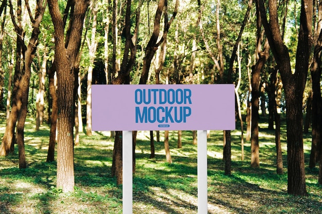 Outdoor advertising mockup shop signage billboard showcase template visual identity