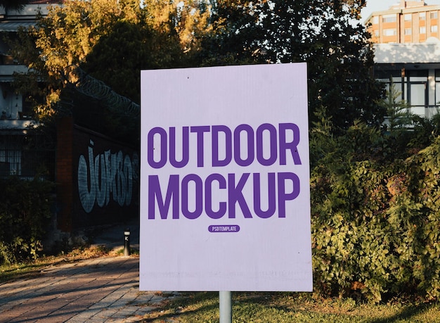 outdoor advertising mockup shop signage billboard showcase template visual identity