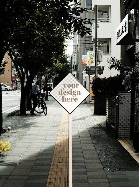 outdoor advertising mockup shop signage billboard showcase template visual identity