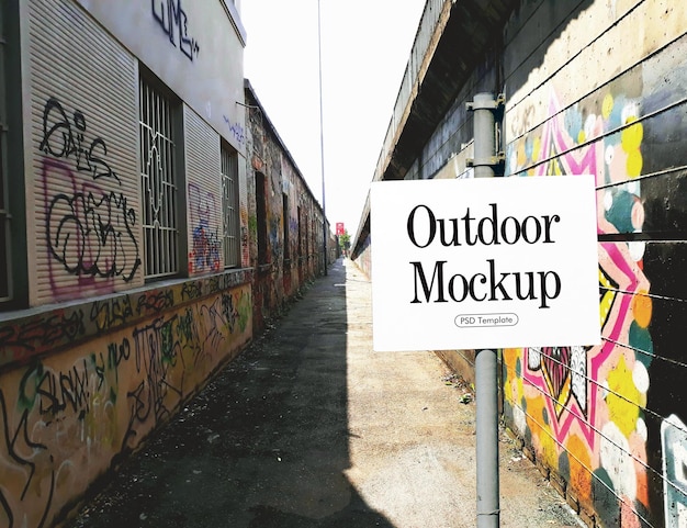 outdoor advertising mockup shop signage billboard showcase template visual identity