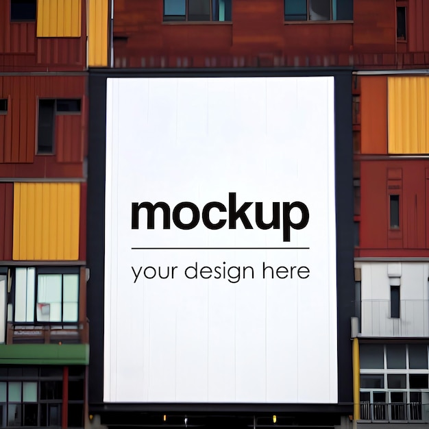 Outdoor Advertising Mockup Street Shop Sign Signage Logo Template