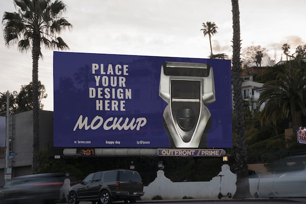 PSD outdoor advertising mockup