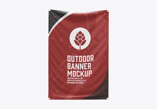 Outdoor banner mockup