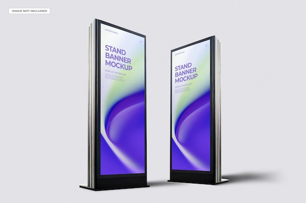 Outdoor banner mockup