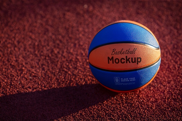 Outdoor basketbalsessie hoge hoek