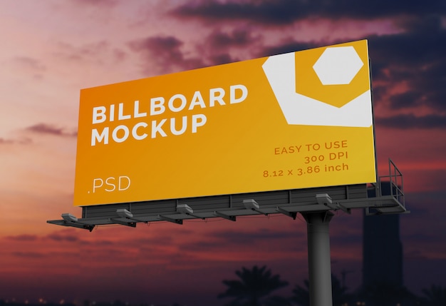 Открытый макет billboard