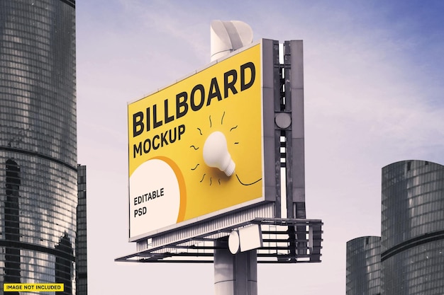 Outdoor billboard mockup