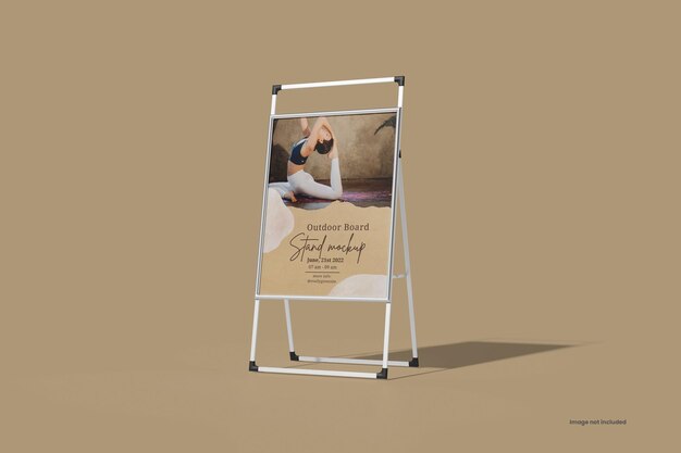 Outdoor Board Stand mockup