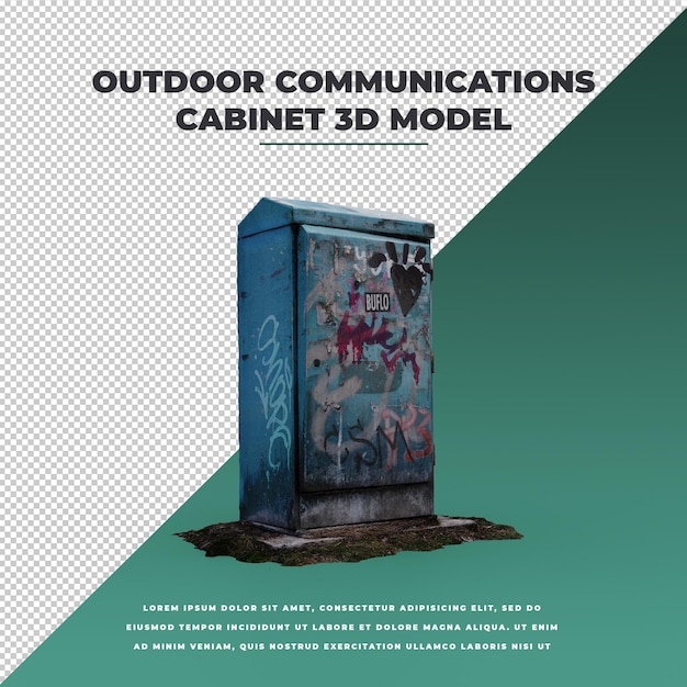 PSD outdoor communications cabinet