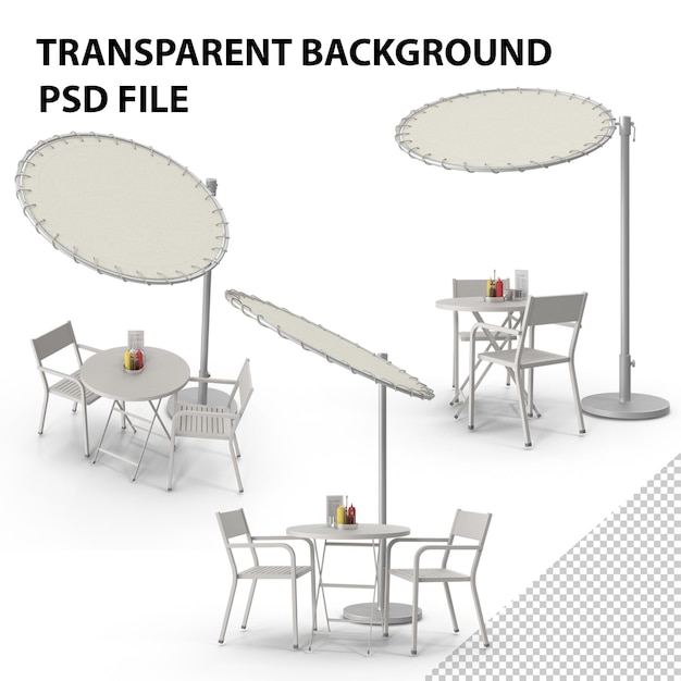 PSD outdoor garden furniture png