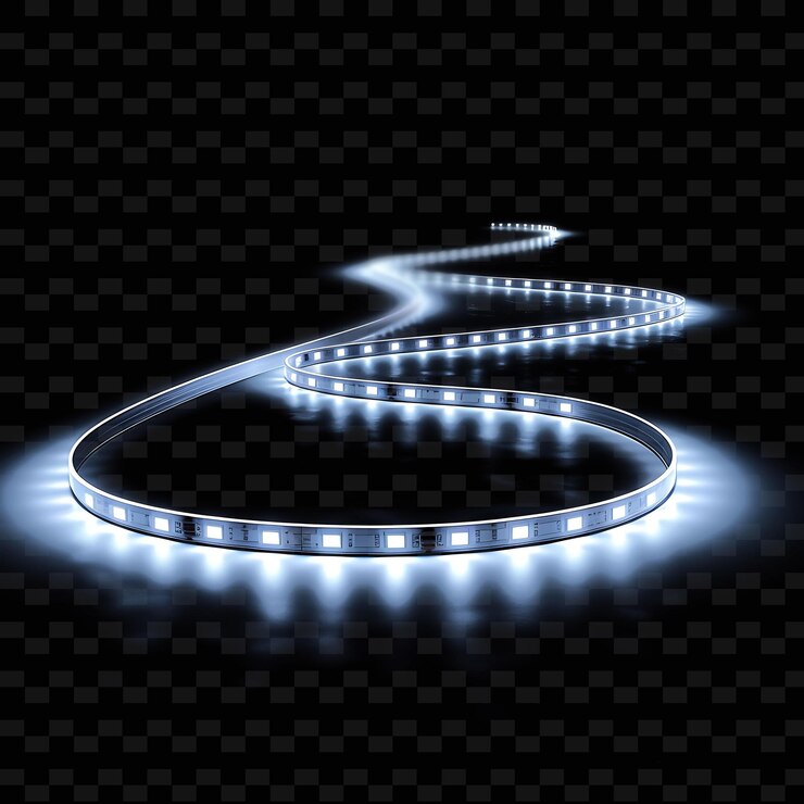 PSD outdoor led landscape lights with cool white color black wir y2k neon light decorative background
