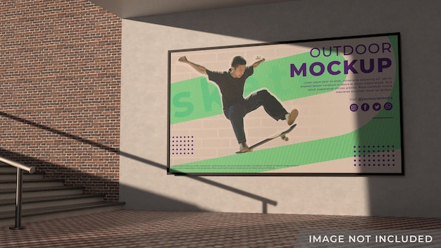 outdoor mockup