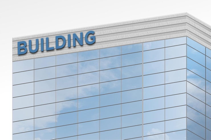 PSD 建築模型上的室外面板