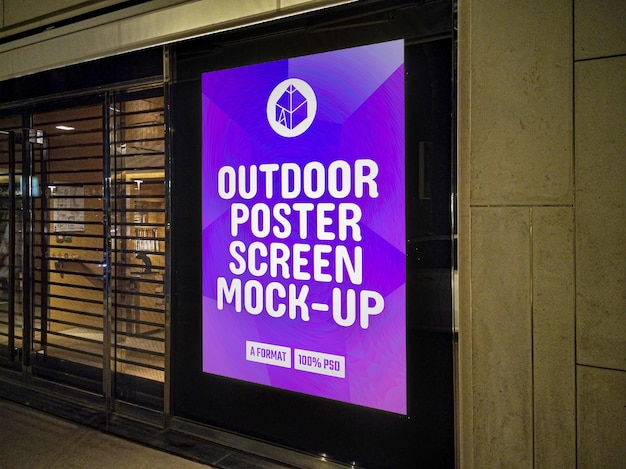 Outdoor Poster Screen