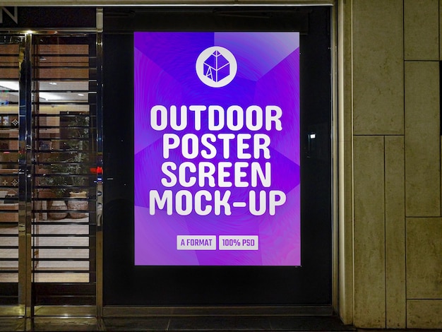 Outdoor Poster Screen