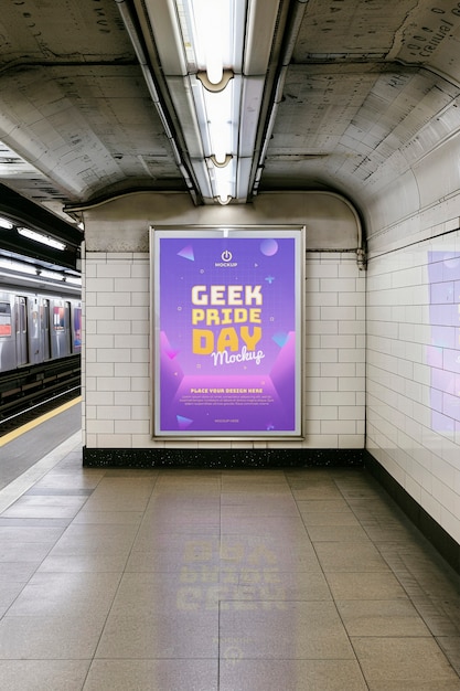 Outdoor reclame voor de geek pride dag viering